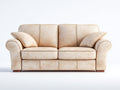Sofás 2 plazas de tela 178x86x82 cm - beige claro - diseño clásico para salón