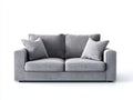 Sofás 2 plazas de tela 175x84x80 cm - gris claro - diseño moderno para salón